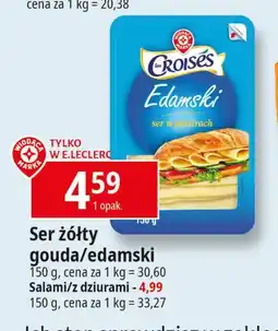 E.Leclerc Ser z dziurami Wiodąca Marka Croises oferta