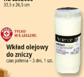 E.Leclerc Wkład olejowy do zniczy oferta