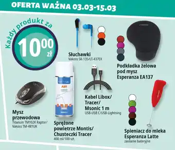 E.Leclerc Spieniacz do mleka latte czarny Esperanza oferta