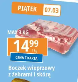 E.Leclerc Boczek wieprzowy z żebrami i skórą oferta