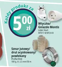 E.Leclerc Wtyczka montis mt-024-c Lider Hurt oferta