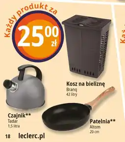 E.Leclerc Kosz na bieliznę zebra 42 l Branq oferta