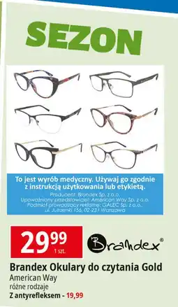 E.Leclerc Okulary do czytania z antyrefleksem Brandex oferta