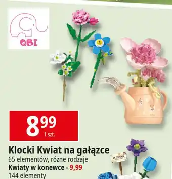 E.Leclerc Klocki kwiaty w konewce 144 el. Qbi oferta