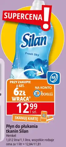 E.Leclerc Płyn do płukania fresh sky Silan oferta