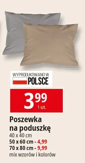 E.Leclerc Poszewka na poduszke 70 x 80 cm oferta