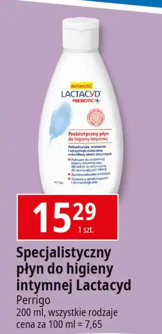 E.Leclerc Prebiotyczny płyn do higieny intymnej Lactacyd Prebiotic oferta