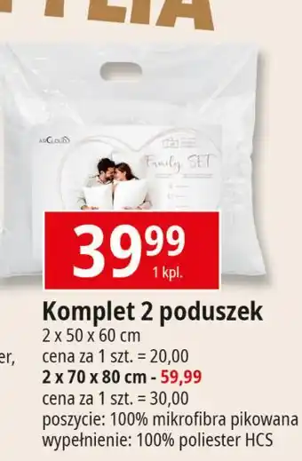 E.Leclerc Poduszka family set 70 x 80 cm Arcloud oferta