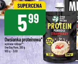 Polomarket Owsianka proteinowa truskawkowa One day more oferta