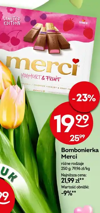 Żabka Bombonierka yoghurt & fruit Storck merci oferta