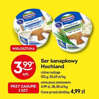 Żabka Serek śmietankowy Hochland kanapkowy oferta