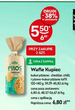 Żabka Wafle kukurydziane cheddar KUPIEC FITOS oferta