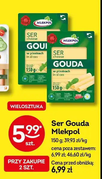 Żabka Ser żółty gouda plastry oferta