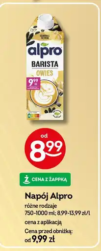 Żabka Napój owsiany barista Alpro oferta