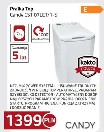 Kakto Pralka Candy oferta