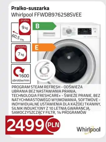 Kakto Pralko-suszarka Whirlpool oferta