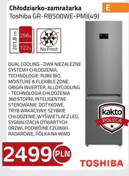 Kakto Chłodziarko zamrażarka Toshiba oferta