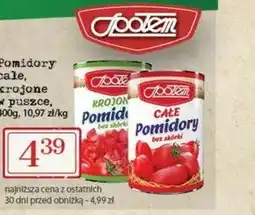 Społem Pomidory krojone Społem oferta