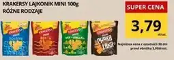 Supeco Lajkonik Krakersy mini o smaku papryka 100 g oferta