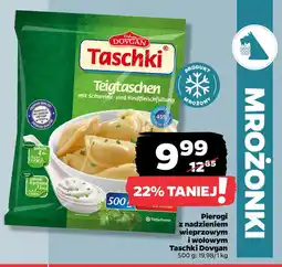 Netto Pierogi z nadzieniem wieprzowym i wołowym Taschki Dovgan oferta