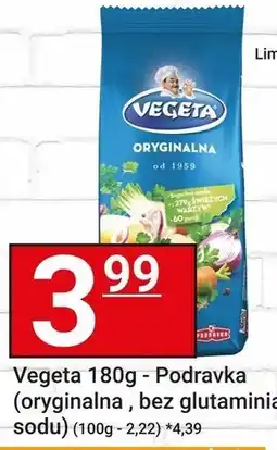 Hitpol Vegeta Przyprawa warzywna do potraw 180 g oferta