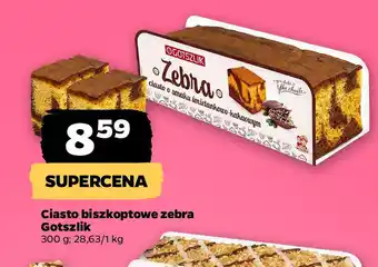 Netto Ciasto biszkoptowe zebra Gotszlik oferta