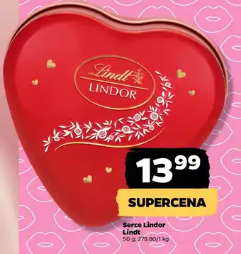 Netto Serce Lindor Lindt oferta