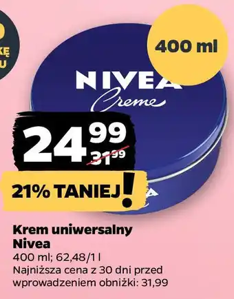 Netto Krem uniwersalny Nivea oferta