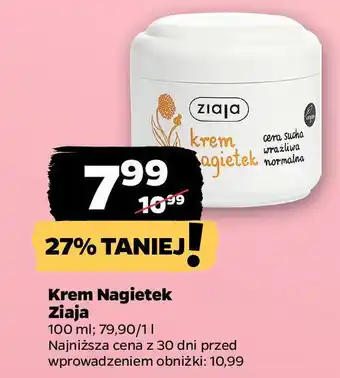 Netto Krem Nagietek Ziaja oferta