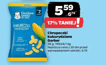 Netto Chrupeczki kukurydziane Gerber oferta