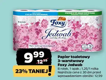 Netto Papier toaletowy 3-warstwowy Foxy Jedwab oferta