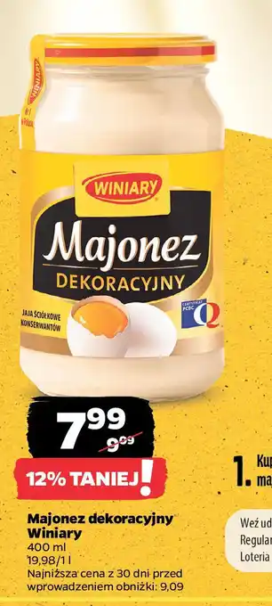 Netto Majonez dekoracyjny Winiary oferta