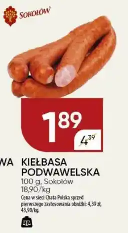 Chata Polska Kiełbasa podwawelska Sokołów oferta