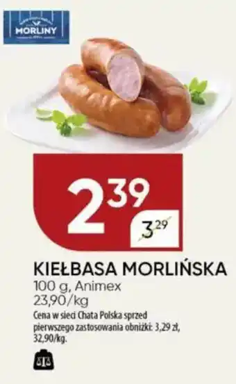 Chata Polska Kiełbasa morlińska animex oferta