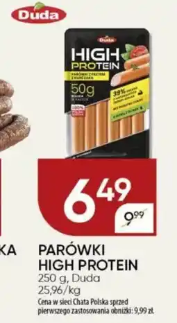 Chata Polska Parówki high protein duda oferta