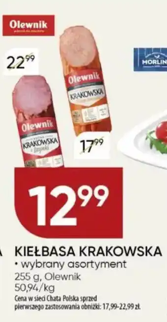 Chata Polska Kiełbasa krakowska olewnik oferta