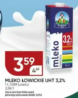 Chata Polska Mleko łowickie uht 3,2% osm łowicz oferta