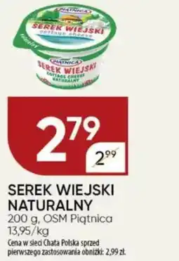 Chata Polska Serek wiejski naturalny osm piqtnica oferta