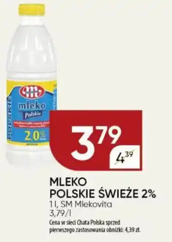 Chata Polska Mleko polskie świeże 2% sm mlekovita oferta