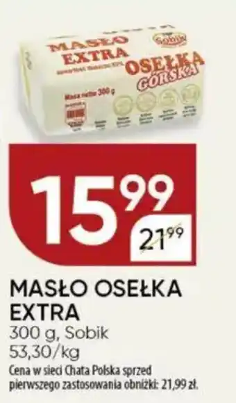 Chata Polska Masło osełka extra sobik oferta