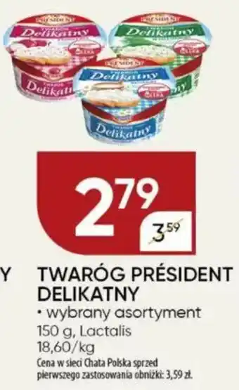 Chata Polska Twaróg président delikatny Lactalis oferta