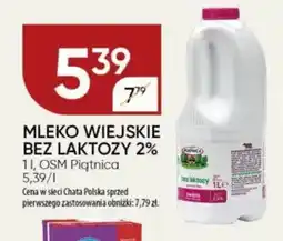 Chata Polska Mleko wiejskie bez laktozy 2% osm piątnica oferta