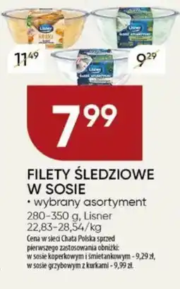 Chata Polska Filety śledziowe w sosie lisner oferta