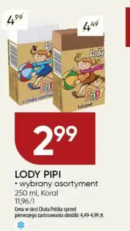 Chata Polska Lody pipi koral oferta