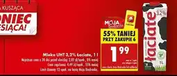 Biedronka Mleko 3.2% Łaciate oferta