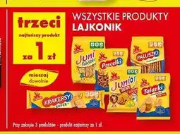 Biedronka Krakersy super Lajkonik oferta