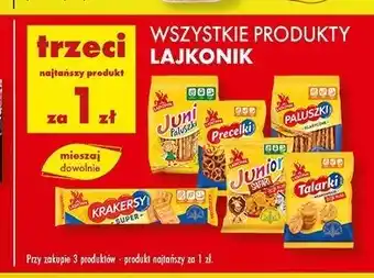 Biedronka Krakersy super Lajkonik oferta