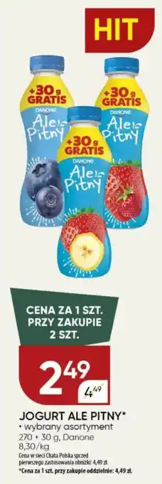 Chata Polska Jogurt ale pitny danone oferta