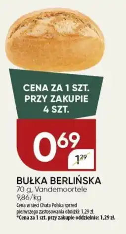 Chata Polska Bułka berlińska vandemoortele oferta