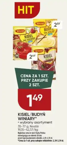 Chata Polska Kisiel/budyń winiary oferta